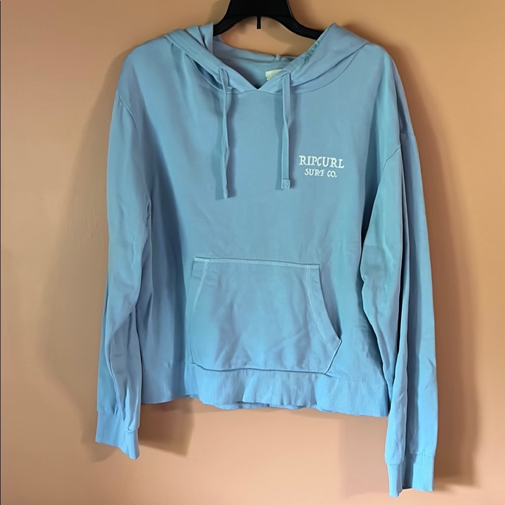 Rip Curl Blue Pullover Sweatshirt with Hood